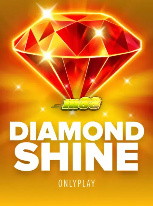 Giao diện trò chơi slot Diamond Shine với phong cách neon rực rỡ